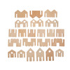 Little Happy Architect Wooden Blocks - Set of 22 - Ages 18m+
