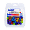 Round Push Pins, Assorted Color, Pack of 80