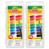 Education Oval Pans Watercolors Set, 16 Colors, Pack of 2