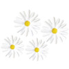 Happily Ever Elementary Retro Remix Daisies Dimensional Accents, Pack of 4