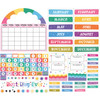 Happily Ever Elementary Retro Remix Calendar Bulletin Board Set, 107 Pieces