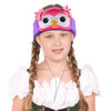H1 Adjustable Fleece Headband Headphones, Owl
