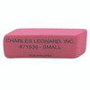 Natural Rubber Wedge Pink Erasers, Small, Box of 36