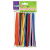 Regular Stems, Assorted Colors, 6" x 4 mm, 100 Count