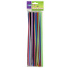 Regular Stems, Assorted Colors, 12" x 4 mm, 100 Pieces
