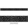 Messy Dots on Black EZ Border, 48 Feet