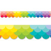 Ombre Rainbow Scallops EZ Border, 48 Feet