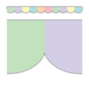 Pastel Pop Scalloped Border Trim, 35 Feet Per Pack, 6 Packs