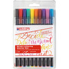 1340 Series Brush Pen Lettering Starter Set, Assorted Colors, Set of 10
