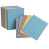 Mini Index Cards, 3" x 2.5", Ruled, Assorted Colors, 200 Per Pack