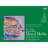 400 Series Mixed Media Pad, Toned Blue, Glue Binding, 15 Sheet, 18x24 inch, 1 Count
