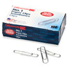 Paper Clips, #1 Non-Skid, 100 Per Box, 10 Boxes