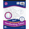 Multi-Sensory Raised Ruled Tablet, Tape-Bound Tablet, 1/2" x 1/4" x 1/4" Ruled Short, 8-1/2" x 11", 40 Sheets