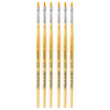JUNIOR Synthetics Student Brush, Synthetic, Tempera, Round, Series 304, Size 2, Pack of 6