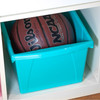 4 Gallon Classroom Storage Bin, Teal, Pack of 3 4 Gallon Classroom Storage Bin, Teal, Pack of 3