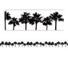 Coco Palms Straight Border Trim, 35 Feet