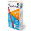 Gel Pen, Profile Retractable Pen, 0.7mm, Red, 12 Count