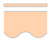 Peach Scalloped Border Trim, 35 Feet
