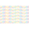 Pastel Pop Tie-Dye Straight Border Trim, 35 Feet Per Pack, 6 Packs