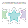 Pastel Pop Stars Die-Cut Border Trim, 35 Feet