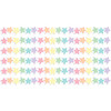Pastel Pop Stars Die-Cut Border Trim, 35 Feet Per Pack, 6 Packs