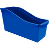 Large Book Bin, Blue, Pack of 6 Large Book Bin, Blue, Pack of 6