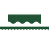 Pine Green Scalloped Border Trim, 35 Feet