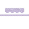 Composition Purple Scalloped Border Trim, 35 Feet