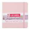 Sketchbook, 80 Sheets, 90lbs, Pastel Pink Cover, 4.7" x 4.7"