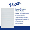 Primary Chart Pad, White, 1" Ruled Short Way, 24" x 36", 100 Sheets