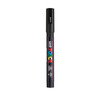 uni POSCA PC-3M Water-Based Paint Markers, Reversible Fine Tip (0.9-1.3mm), Black