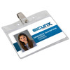 Standard Vinyl Badge Holder with Clip, Horizontal, Pack of 50 Standard Vinyl Badge Holder with Clip, Horizontal, Pack of 50