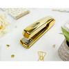 Metallic Gold Stapler, 20 Sheets