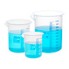 Beakers, Polypropylene, 50, 100, 250, 500, 1000ml, Set of 5