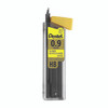 Super Hi-Polymer Lead Refill (0.9mm) Medium, HB, 30 Pieces Per Tube, 12 Tubes