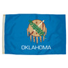 Durawavez Nylon Outdoor Flag with Heading & Grommets, Oklahoma, 3ft x 5ft Durawavez Nylon Outdoor Flag with Heading & Grommets, Oklahoma, 3ft x 5ft