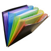 Rainbow Document Sorter, Black/Multicolor, Letter Size, Pack of 3