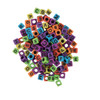 Alphabet Beads, Assorted Rainbow Colors, 6 mm, 150 Per Pack, 6 Packs