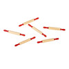 Mini Textured Wooden Rolling Pins - Set of 6