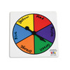 Six-Color Spinners - 5 Per Set - 3 Sets Six-Color Spinners - 5 Per Set - 3 Sets