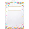 Hanging Confetti Pattern Storage/Book Bag, 11" x 16", Pack of 5