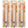 Milky Brush Pen, Pale Orange Ink, Pack of 3