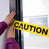CAUTION Barricade Tape, Yellow, 3" x 1000'