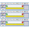 Traditional Manuscript Primary Desk Plates, 19" x 5", 36 Per Pack, 3 Packs