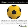 Coated High Density Foam Soccer Ball, Size 4 Coated High Density Foam Soccer Ball, Size 4
