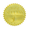 Gold Foil Embossed Seals, Seal of Success, 54 Per Pack, 3 Packs Gold Foil Embossed Seals, Seal of Success, 54 Per Pack, 3 Packs
