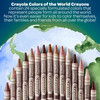 Colors of the World Crayons, 24 Per Pack, 12 Packs