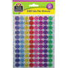 Mini Happy Face Sparkle Stickers Valu-Pak, Multi Color, 440 Per Pack, 6 Packs