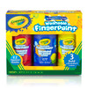 Washable Fingerpaint, Bold Colors, 8 oz., 3 Per Pack, 2 Packs