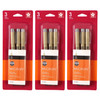 Pigma Micron Pens, Size 03 Fine Point, Black, 3 Per Set, 3 Sets